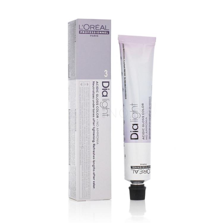 L'Oréal Professionnel DiaLight Acidic Gloss Color Farba na vlasy pre ženy 50 ml Odtieň 3 Dark Brown