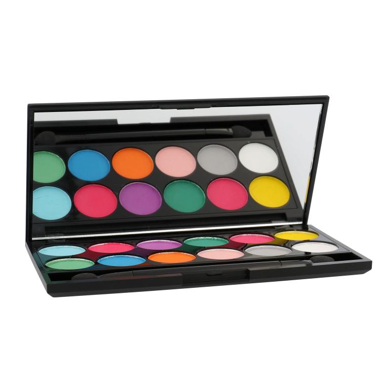 Sleek MakeUP I-Divine Eyeshadow Palette Očný tieň pre ženy 13,2 g Odtieň 730 Ultra Mattes V1 Brights