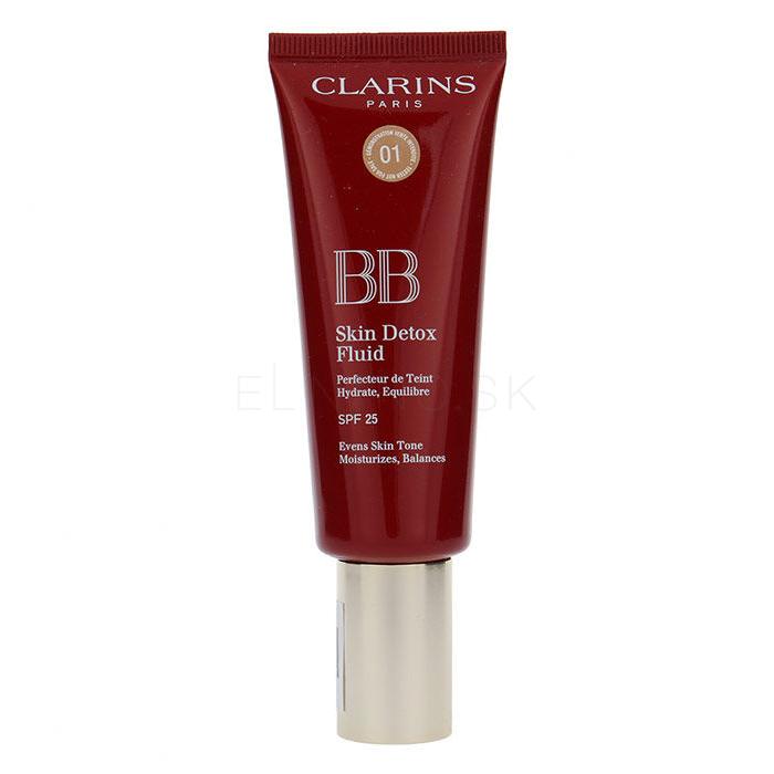 Clarins BB Skin Detox Fluid SPF25 BB krém pre ženy 45 ml Odtieň 01 Light tester