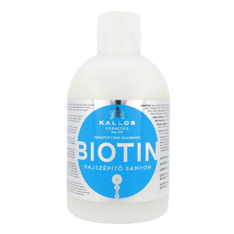 Kallos Cosmetics Biotin Šampón pre ženy 1000 ml