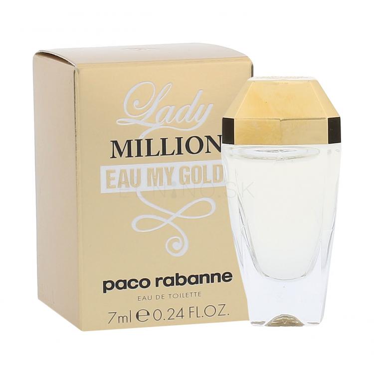 Paco Rabanne Lady Million Eau My Gold! Toaletná voda pre ženy 7 ml