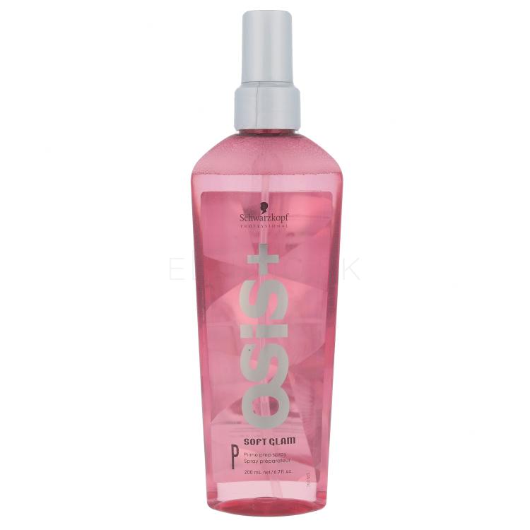 Schwarzkopf Professional Osis+ Soft Glam Prime Prep Spray Uhladenie vlasov pre ženy 200 ml