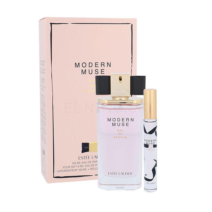 Estée Lauder Modern Muse Darčeková kazeta parfumovaná voda 100 ml + parfumovaná voda 6 ml rollerball