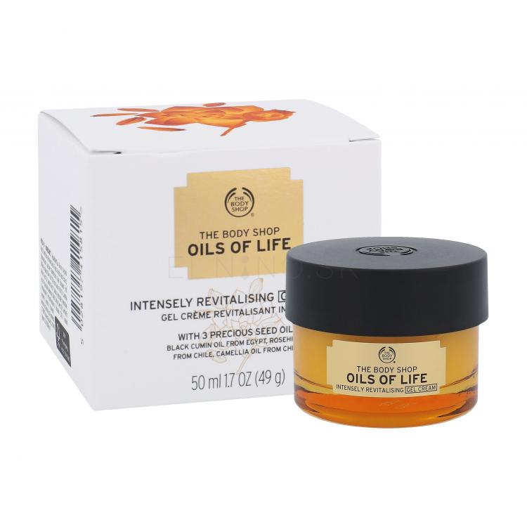 The Body Shop Oils Of Life Intensely Revitalising Gel Cream Pleťový gél pre ženy 50 ml
