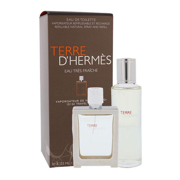 Hermes Terre d´Hermès Eau Tres Fraiche Darčeková kazeta toaletná voda 30 ml + toaletná voda náplň 125 ml