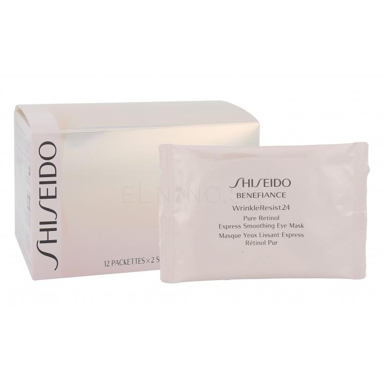 Shiseido Benefiance Wrinkle Resist 24 Pleťová maska pre ženy 12 ks