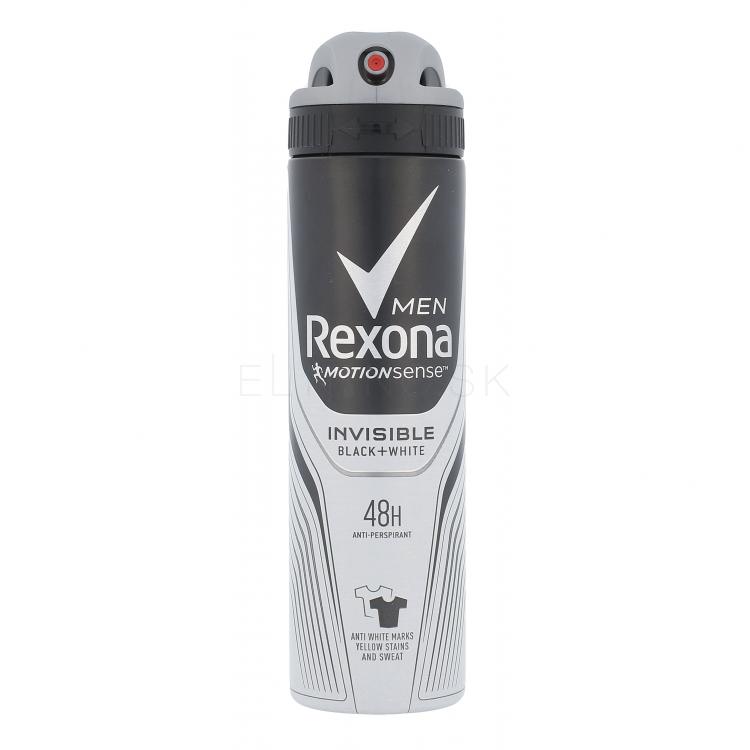 Rexona Men Invisible Black + White 48H Antiperspirant pre mužov 150 ml
