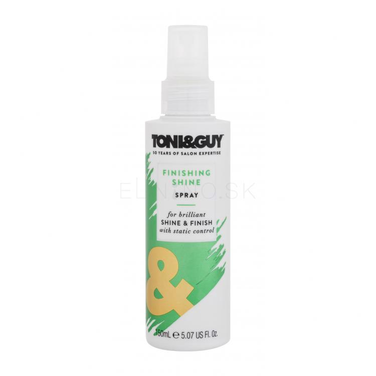 TONI&amp;GUY Finishing Shine Spray Pre lesk vlasov pre ženy 150 ml