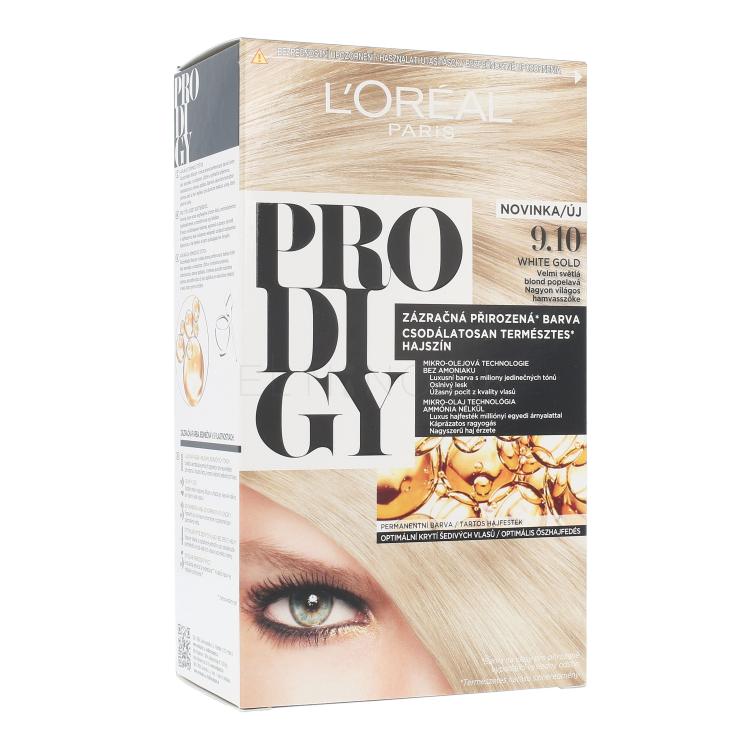 L&#039;Oréal Paris Prodigy Farba na vlasy pre ženy 1 ks Odtieň 9.10 White Gold