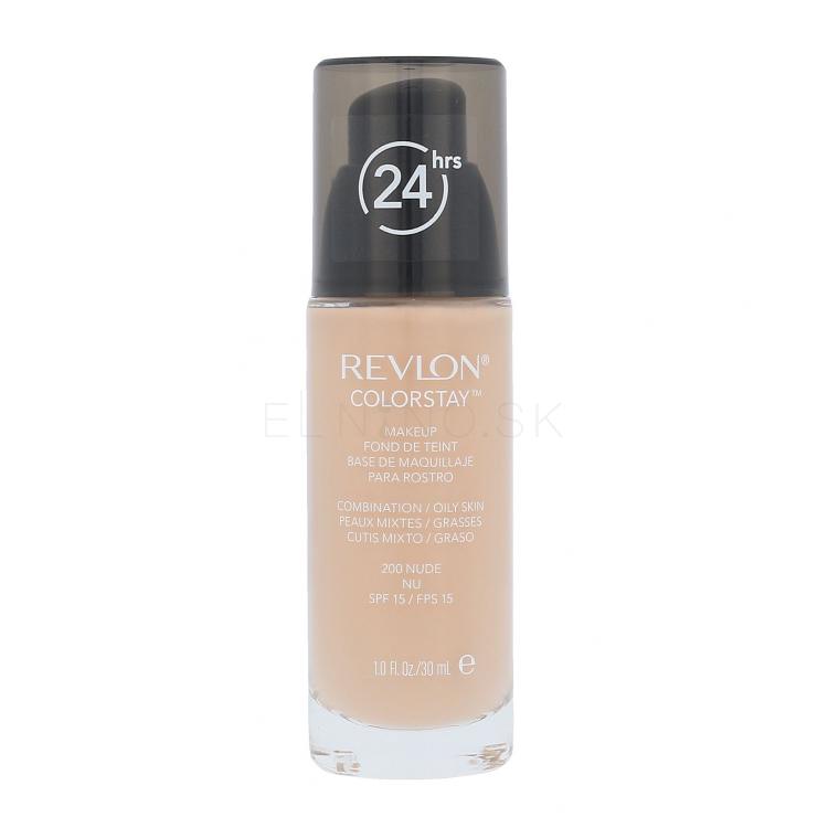 Revlon Colorstay™ Combination Oily Skin SPF15 Make-up pre ženy 30 ml Odtieň 200 Nude