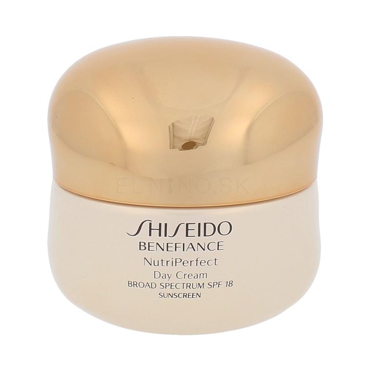 Shiseido Benefiance NutriPerfect SPF18 Denný pleťový krém pre ženy 50 ml tester