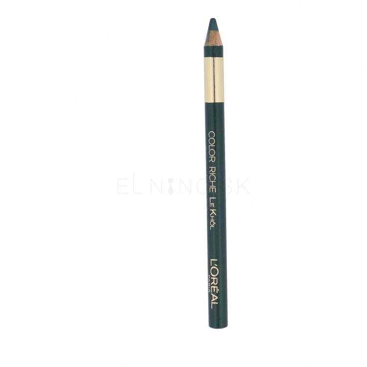 L&#039;Oréal Paris Color Riche Ceruzka na oči pre ženy 1,2 g Odtieň 116 Rainforest Green