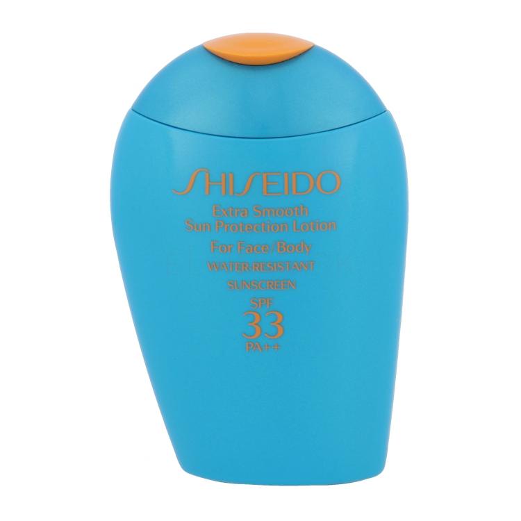 Shiseido Extra Smooth Sun Protection SPF33 Opaľovací prípravok na tvár pre ženy 100 ml tester