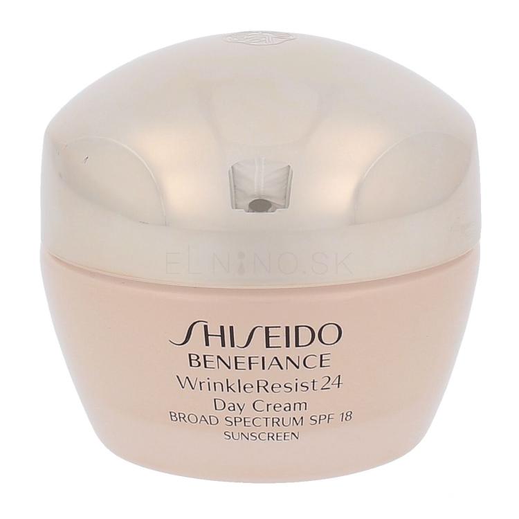 Shiseido Benefiance Wrinkle Resist 24 SPF18 Denný pleťový krém pre ženy 50 ml tester
