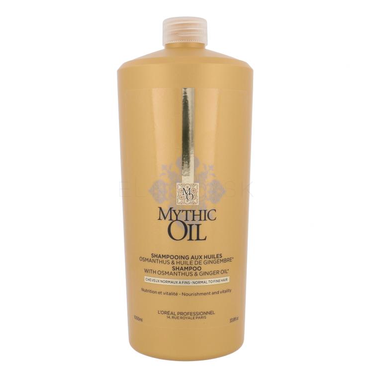 L&#039;Oréal Professionnel Mythic Oil Normal to Fine Hair Shampoo Šampón pre ženy 1000 ml