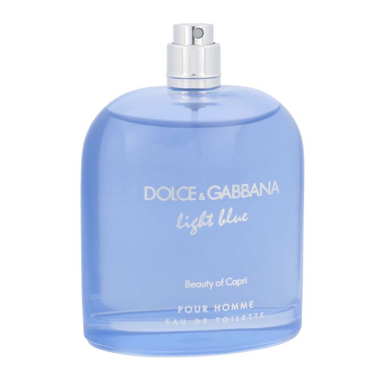 Dolce&amp;Gabbana Light Blue Beauty of Capri Pour Homme Toaletná voda pre mužov 125 ml tester