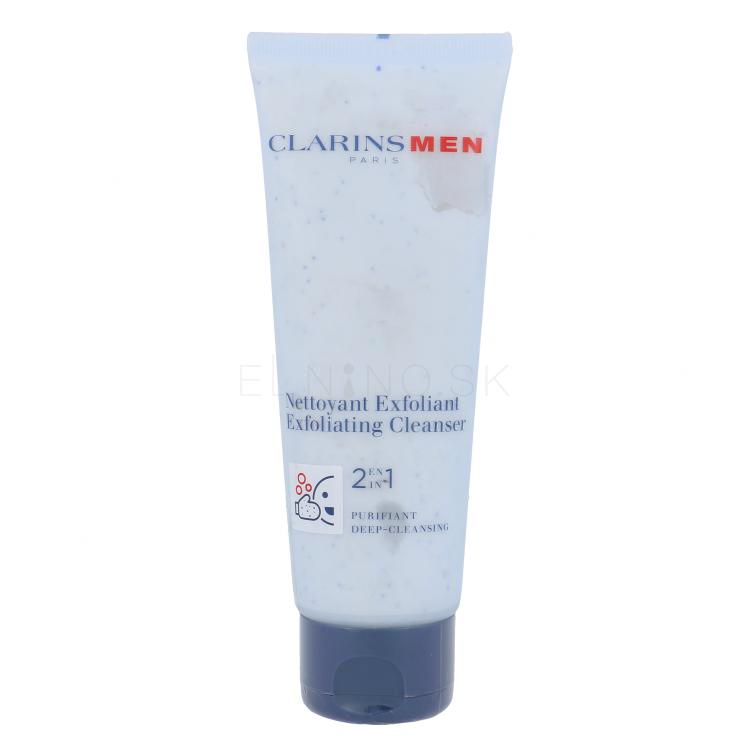 Clarins Men Exfoliating Cleanser 2in1 Peeling pre mužov 125 ml tester