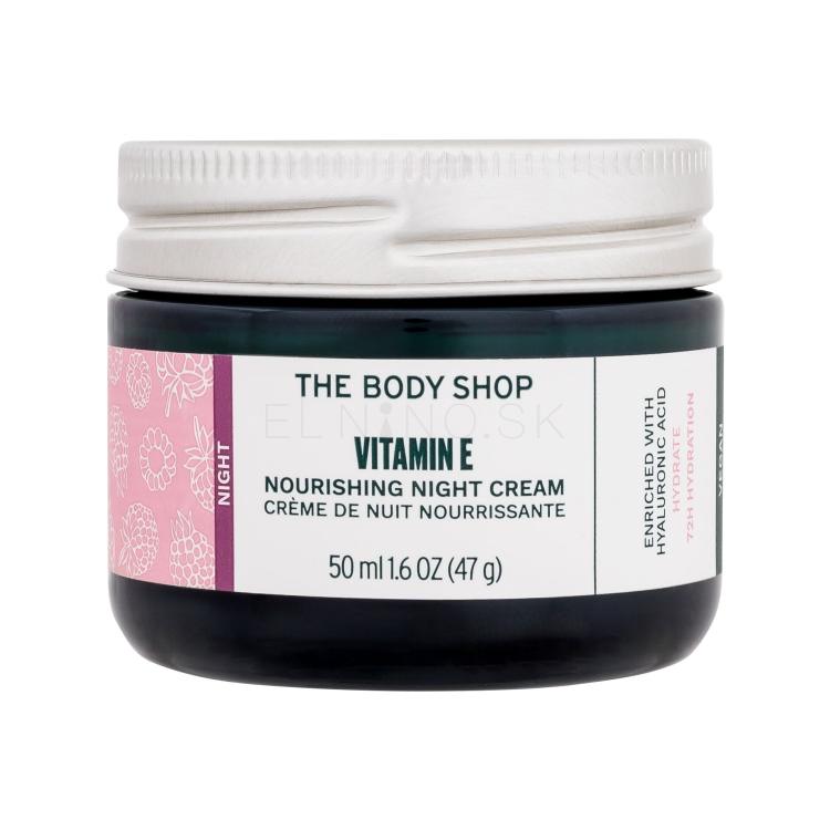 The Body Shop Vitamin E Nourishing Night Cream Nočný pleťový krém pre ženy 50 ml