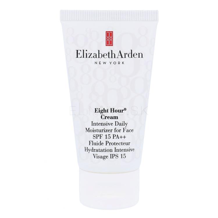 Elizabeth Arden Eight Hour Cream Intesive Daily Moisturizer SPF15 Denný pleťový krém pre ženy 49 g poškodená krabička