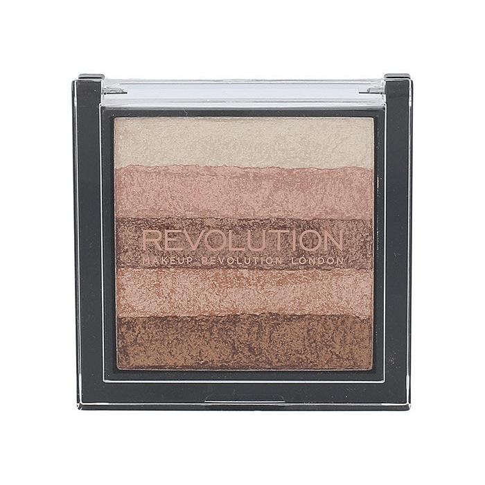Makeup Revolution London Shimmer Brick Rozjasňovač pre ženy 7 g Odtieň Radiant