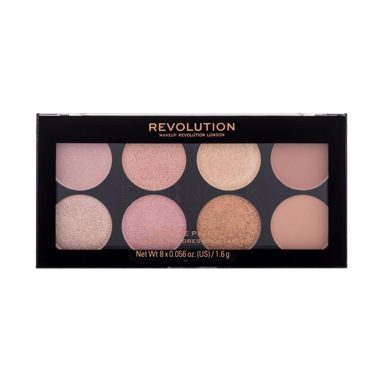 Makeup Revolution London Ultra Blush Palette Lícenka pre ženy 13 g Odtieň Golden Sugar 2