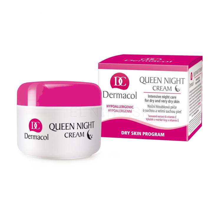 Dermacol Queen Nočný pleťový krém pre ženy 50 ml