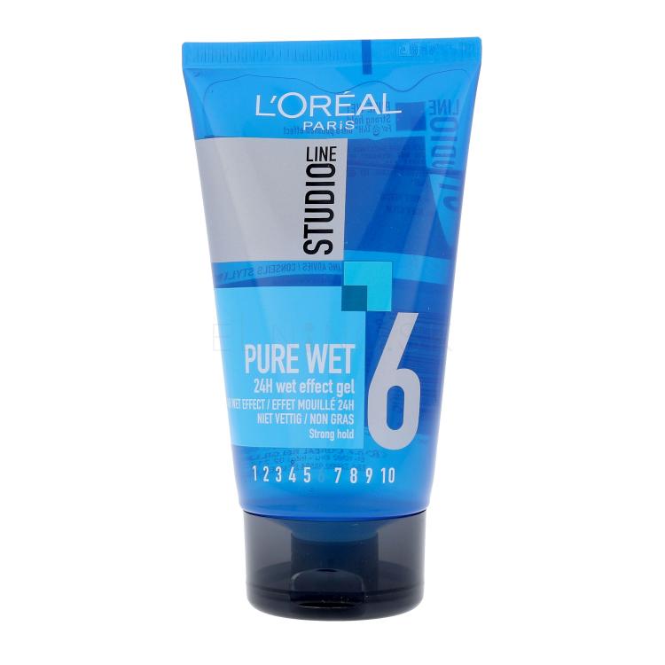 L&#039;Oréal Paris Studio Line Pure Wet 24H Gél na vlasy pre ženy 150 ml