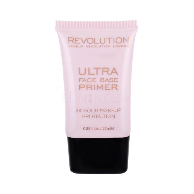 Makeup Revolution London Ultra Face Base Primer Podklad pod make-up pre ženy 25 ml