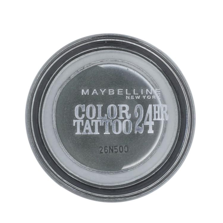 Maybelline Color Tattoo 24H Očný tieň pre ženy 4 g Odtieň 55 Immortal Charcoal