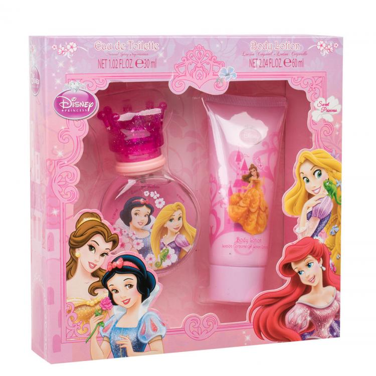 Disney Princess Princess Darčeková kazeta toaletná voda 30 ml + telové mlieko 60 ml