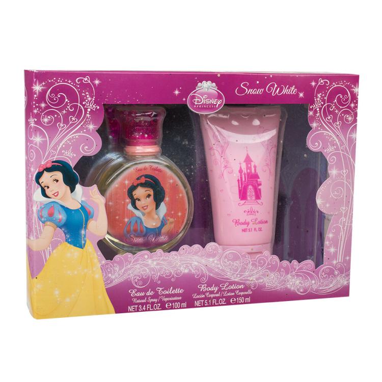 Disney Princess Snow White Darčeková kazeta toaletná voda 100 ml + telové mlieko 150 ml
