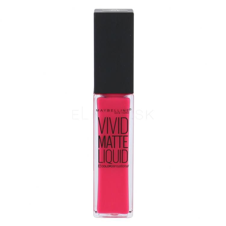 Maybelline Color Sensational Vivid Matte Liquid Rúž pre ženy 8 ml Odtieň 15 Electric Pink