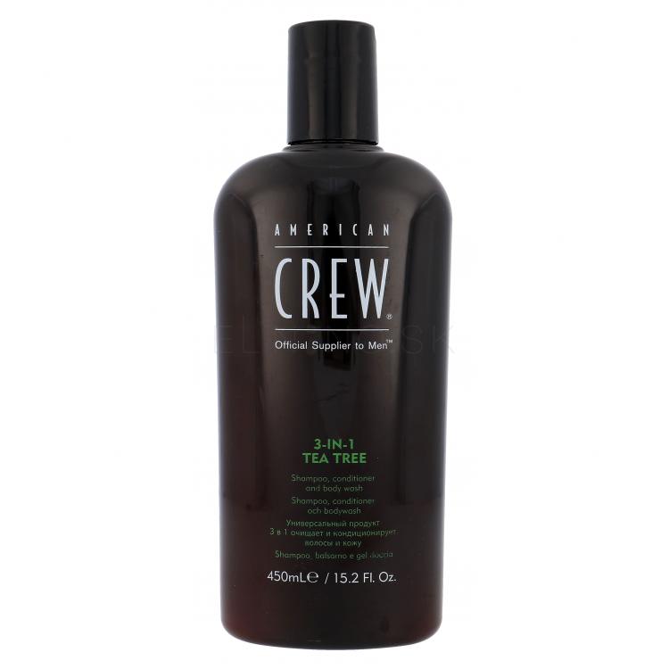 American Crew 3-IN-1 Tea Tree Šampón pre mužov 450 ml