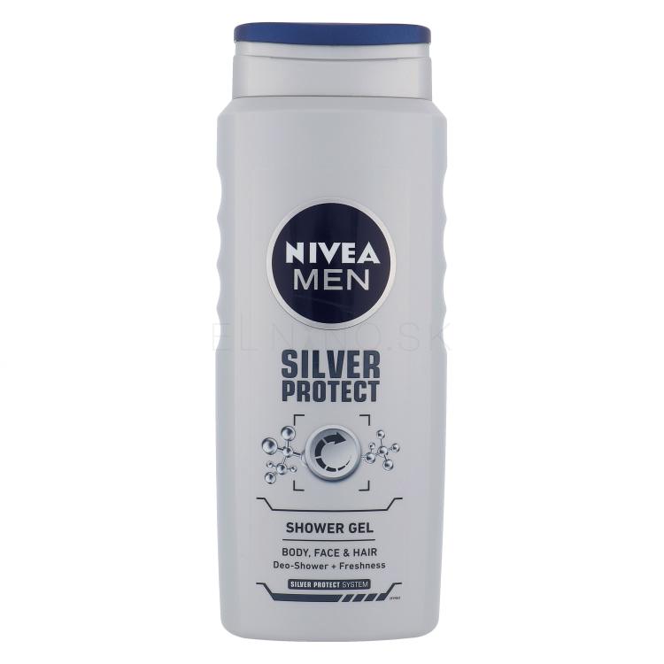 Nivea Men Silver Protect Sprchovací gél pre mužov 500 ml