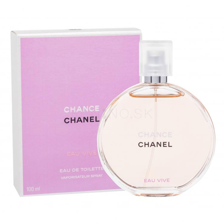 Chanel Chance Eau Vive Toaletná voda pre ženy 100 ml poškodená krabička
