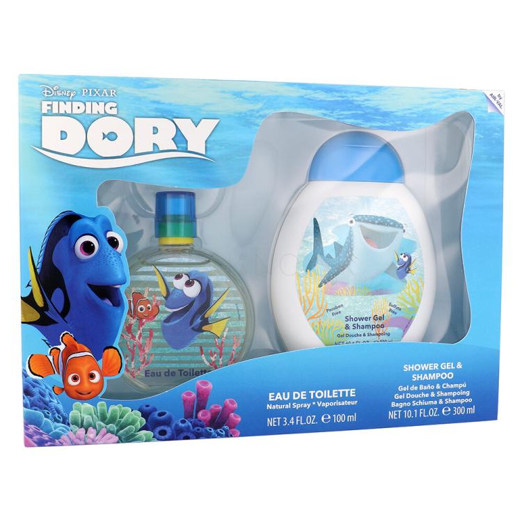 Disney Finding Dory Darčeková kazeta toaletná voda 100 ml + 2v1 sprchovací gél &amp; šampón 300 ml