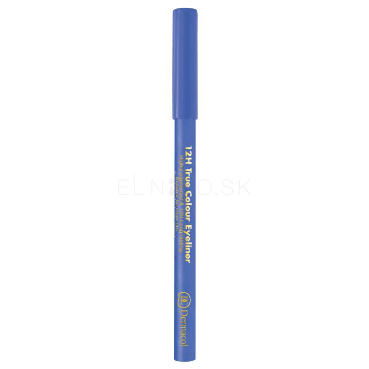 Dermacol 12H True Colour Ceruzka na oči pre ženy 0,28 g Odtieň 2 Electric Blue