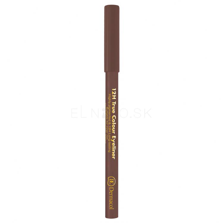 Dermacol 12H True Colour Ceruzka na oči pre ženy 0,28 g Odtieň 4 Light Brown