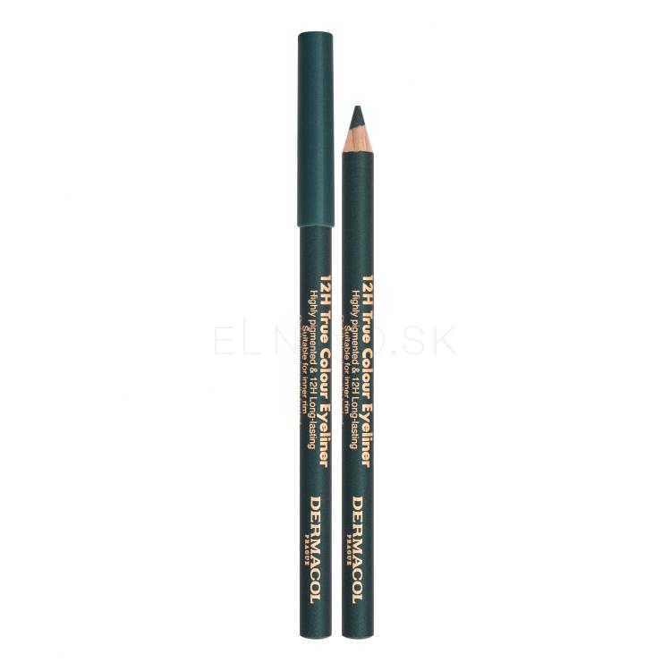 Dermacol 12H True Colour Ceruzka na oči pre ženy 0,28 g Odtieň 5 Green
