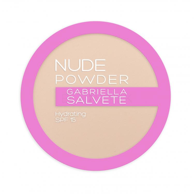 Gabriella Salvete Nude Powder SPF15 Púder pre ženy 8 g Odtieň 01 Pure Nude