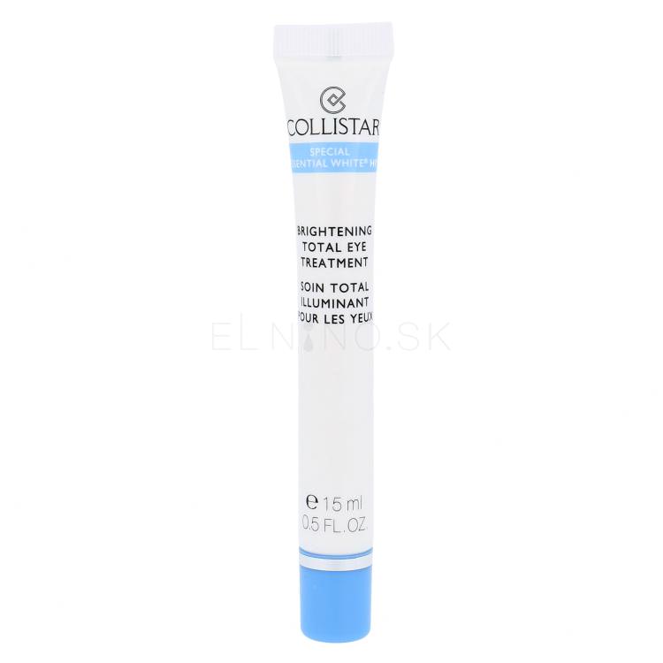 Collistar Special Essential White HP Brightening Total Eye Treatment Očný krém pre ženy 15 ml