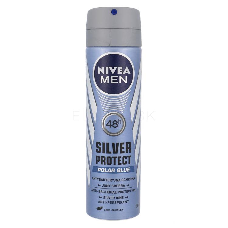 Nivea Men Silver Protect 48h Antiperspirant pre mužov 150 ml