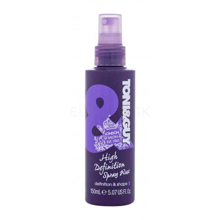 TONI&amp;GUY High Definition Spray Wax Pre definíciu a tvar vlasov pre ženy 150 ml