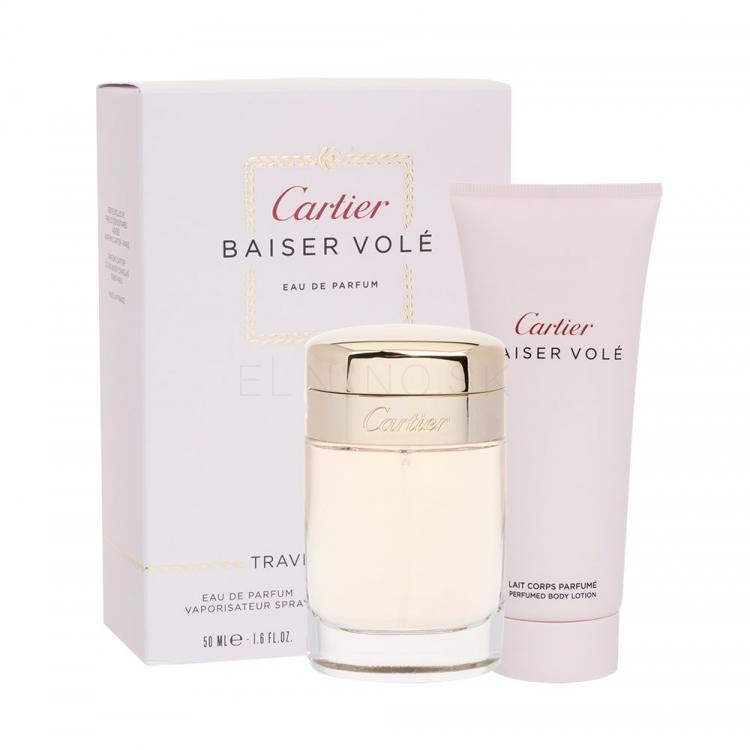 Cartier Baiser Volé Darčeková kazeta parfumovaná voda 50 ml + telové mlieko 100 ml