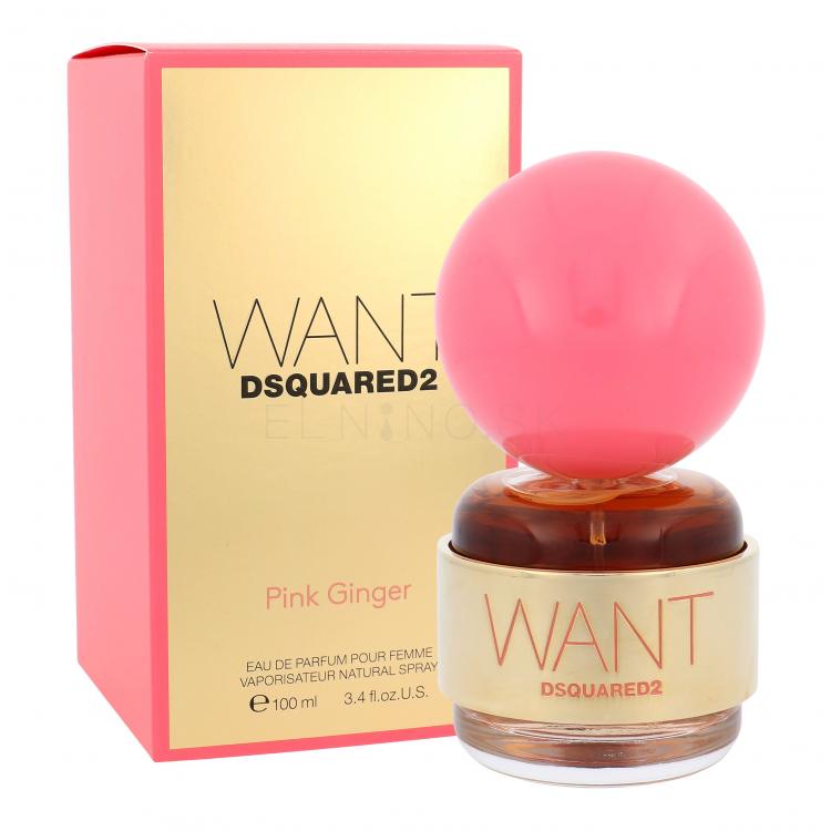 Dsquared2 Want Pink Ginger Parfumovaná voda pre ženy 100 ml