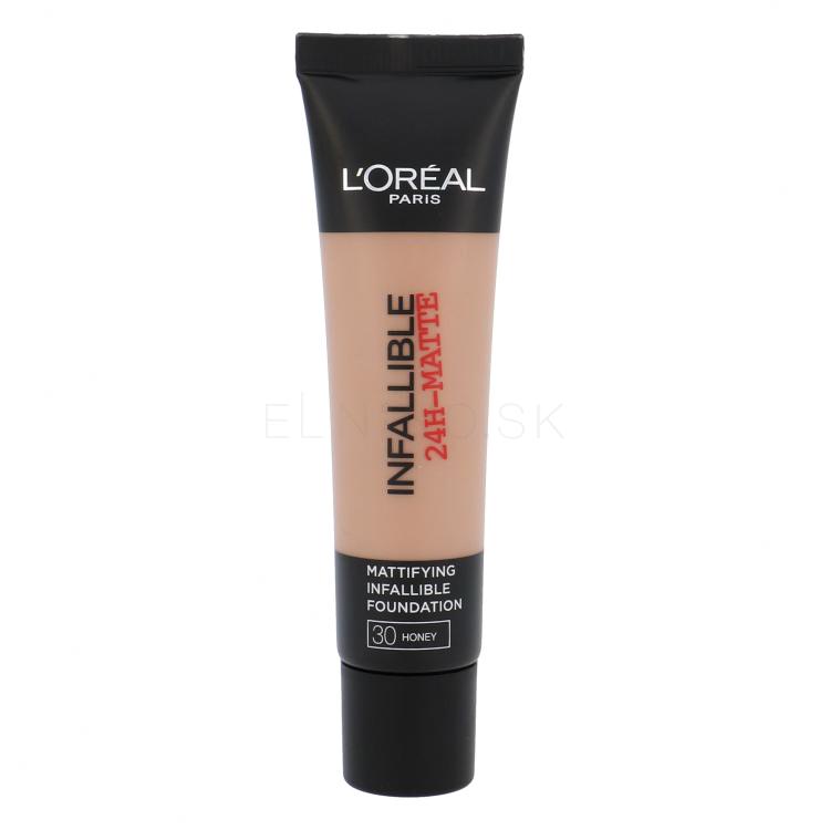 L&#039;Oréal Paris Infaillible 24h-Matte Make-up pre ženy 35 ml Odtieň 30 Honey