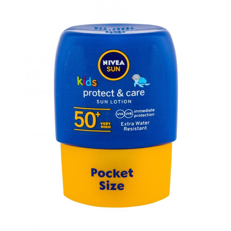Nivea Sun Kids Protect &amp; Care Sun Lotion SPF50+ Opaľovací prípravok na telo pre deti 50 ml