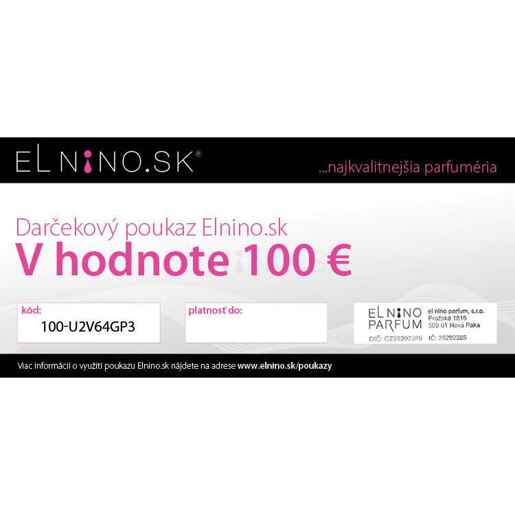 ZĽAVA Darčekový poukaz elektronický Darčekový poukaz 100 EUR
