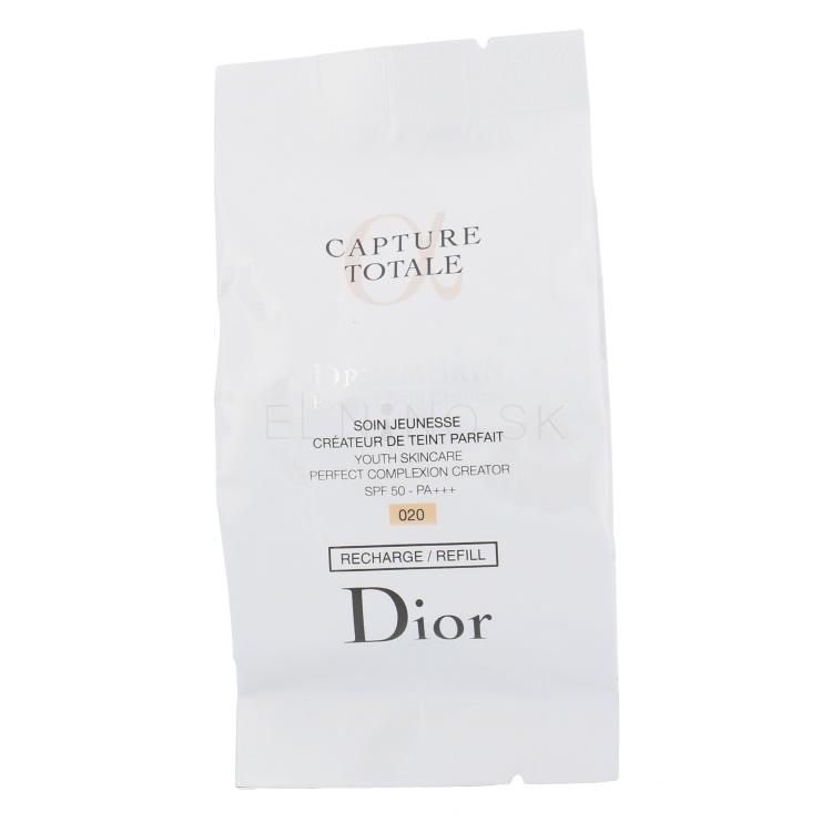 Christian Dior Capture Totale Dreamskin Moist &amp; Perfect Cushion SPF50+ Make-up pre ženy Náplň 15 g Odtieň 020 tester
