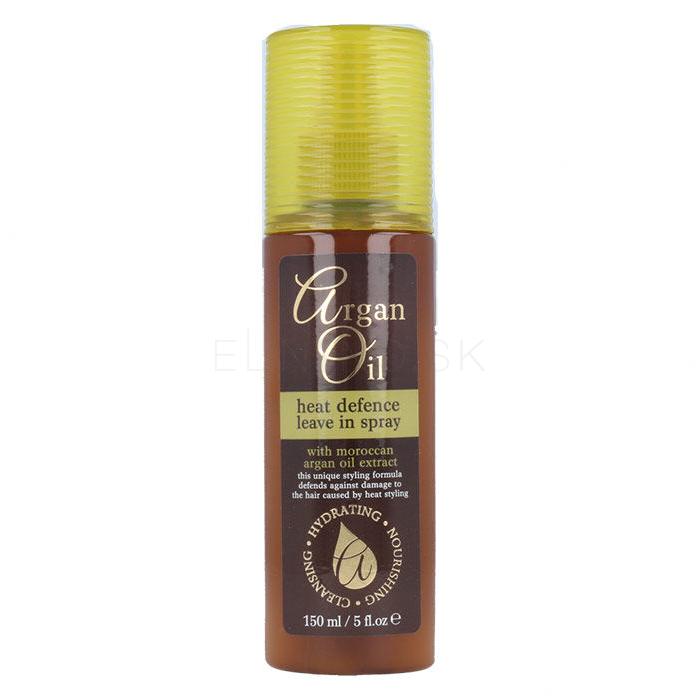 Xpel Argan Oil Heat Defence Leave In Spray Pre tepelnú úpravu vlasov pre ženy 150 ml poškodený flakón